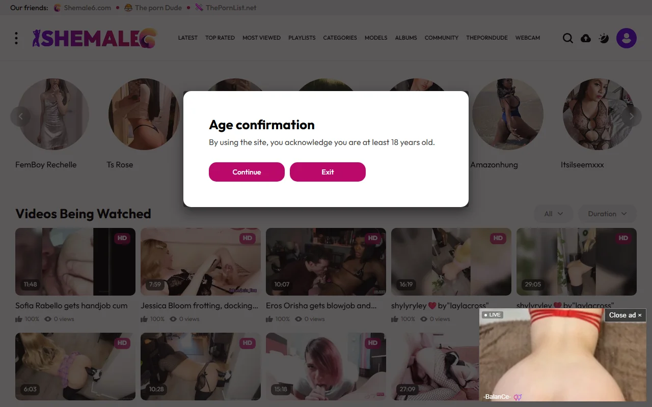 Screenshot: Shemale6 Screenshot of Shemale6